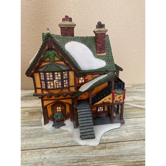 Dept 56 Dickens Village Wingham Lane Parrot Seller 1999 Lighted House - Read - Picture 8 of 9